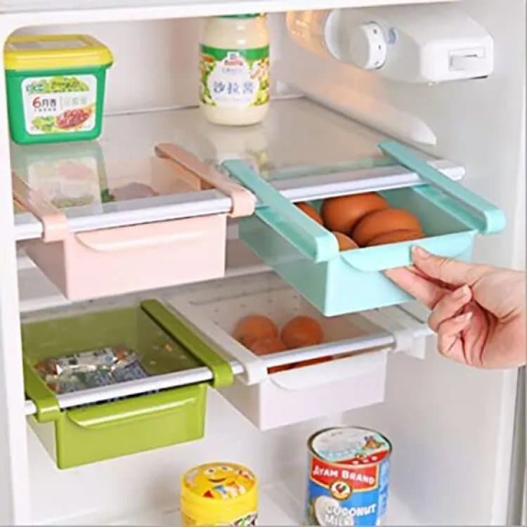 Waterproof Durable Refrigerator Drawer Storage Box 2 Pieces Multifunction